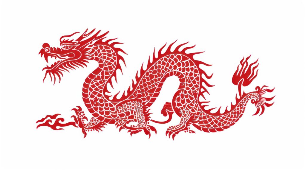 Chinese new year dragon