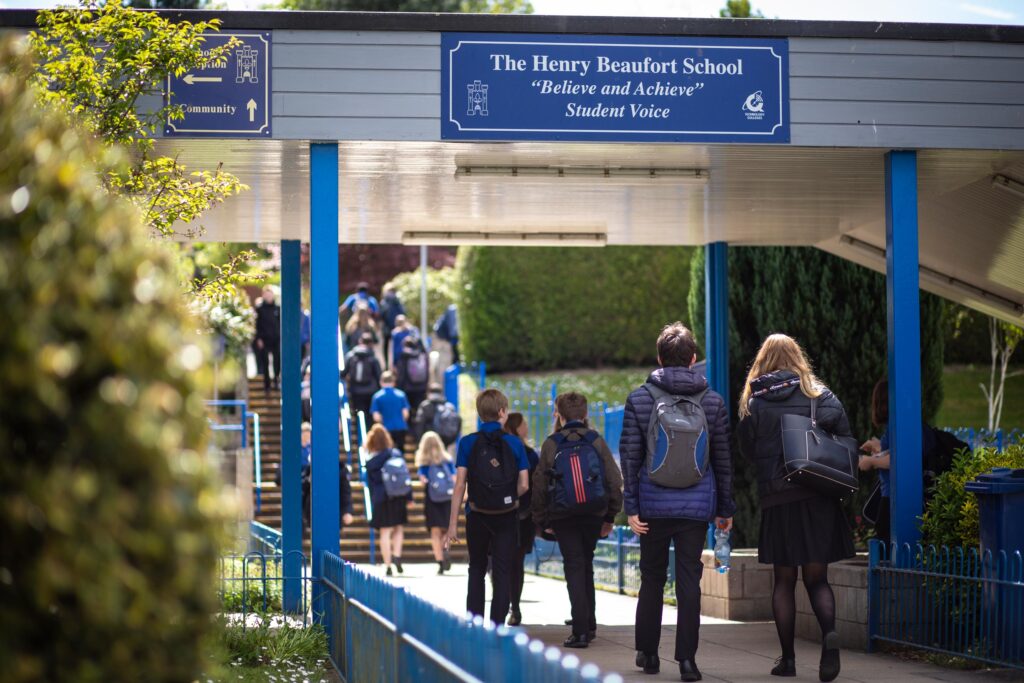 School site and students